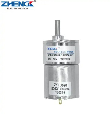 Motor 37mm Diameter DC Electric Gear motor ZGB37RG Eccentric Shaft For Printers